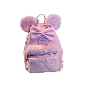 Loungefly Rare Sold Out Disney Park Minnie Mouse Mini Back Pack Piglet Pink